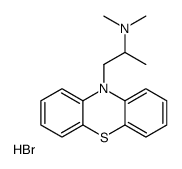 N,N-dimethyl-1-phenothiazin-10-ylpropan-2-amine,hydrobromide Structure