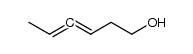 hexa-3,4-diene-1-ol Structure