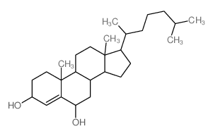 Cholest-4-ene-3,6-diol,(3b,6b)-结构式