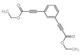 ethyl 3-[3-(2-ethoxycarbonylethynyl)phenyl]prop-2-ynoate Structure