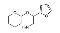 2-Furan-2-yl-2-(tetrahydro-pyran-2-yloxy)-ethylamine Structure