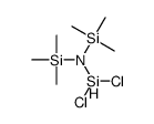 [[dichlorosilyl(trimethylsilyl)amino]-dimethylsilyl]methane结构式