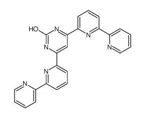 4,6-bis(6-pyridin-2-ylpyridin-2-yl)-1H-pyrimidin-2-one Structure