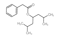 2,6-dimethylheptan-4-yl 2-phenylacetate Structure