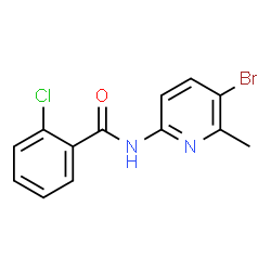 N-(5-Bromo-6-methyl-2-pyridinyl)-2-chlorobenzamide structure