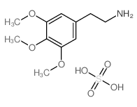 mescaline sulfate Structure