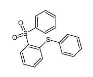 1-(phenylsulphonyl)-2-(phenylthio)benzene Structure