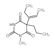 Barbituric acid, 5-(1-ethylpropenyl)-1-methyl-5-propyl- picture