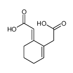 2-[6-(carboxymethylidene)cyclohexen-1-yl]acetic acid结构式