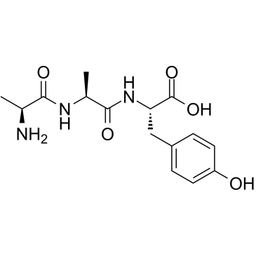 H-Ala-Ala-Tyr-OH结构式