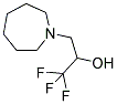 3-(1-azepanyl)-1,1,1-trifluoro-2-propanol结构式