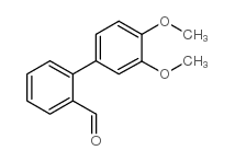 3',4'-二甲氧基-联苯-2-甲醛结构式