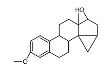 3-methoxy-14,15-methyleneestra-1,3,5-triene-17-ol Structure
