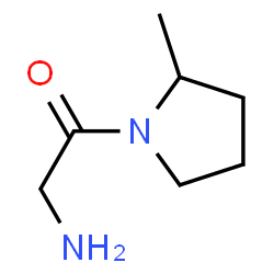 Pyrrolidine, 1-(aminoacetyl)-2-methyl- (9CI)结构式