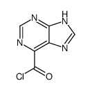 1H-Purine-6-carbonyl chloride (9CI) Structure