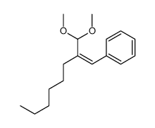 [2-(dimethoxymethyl)-1-octenyl]benzene Structure