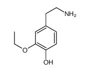 4-(2-AMINO-ETHYL)-2-ETHOXY-PHENOL Structure