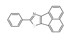 8-phenylacenaphthyleno[1,2-d][1,3]thiazole结构式