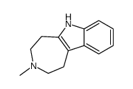 3-甲基-1,2,3,4,5,6-六氢氮杂吲哚结构式