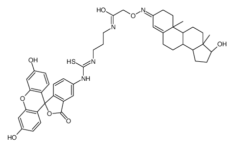 testosterone-DAP-fluorescein结构式