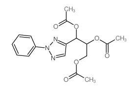 1,2,3-Propanetriol,1-(2-phenyl-2H-1,2,3-triazol-4-yl)-, triacetate (ester), [R-(R*,S*)]- (9CI) picture