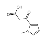 1H-Pyrrole-2-propanoicacid,1-methyl-beta-oxo-(9CI) structure