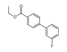 ethyl 3'-fluoro-[1,1'-biphenyl]-4-carboxylate结构式