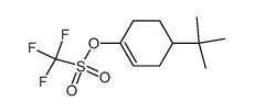 4-tert-butyl-1-cyclohexen-1-yl trifluoromethanesulfonate结构式