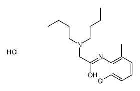 dibutyl-[2-(2-chloro-6-methylanilino)-2-oxoethyl]azanium,chloride结构式