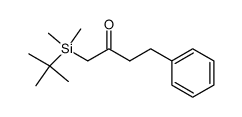 1-(tert-butyldimethylsilyl)-4-phenylbutan-2-one结构式