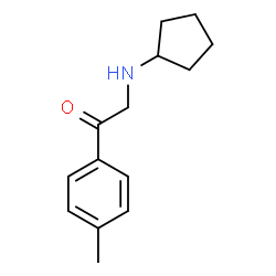 Ethanone, 2-(cyclopentylamino)-1-(4-methylphenyl)- (9CI) Structure