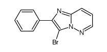 3-bromo-2-phenylimidazo[1,2-b]pyridazine structure