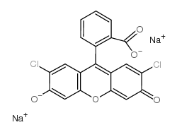 2',7'-二氯荧光黄钠盐结构式