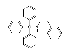 2-phenyl-N-triphenylsilyl-ethanamine structure