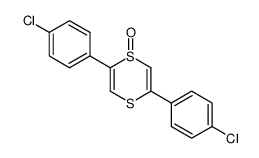 2,5-bis(4-chlorophenyl)-1,4-dithiine 1-oxide结构式