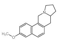 3-methoxy-7,7a,8,9,10,12-hexahydronaphtho[1,2-f]indolizine Structure