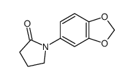 1-(1,3-benzodioxol-5-yl)pyrrolidin-2-one Structure