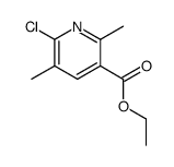 6-chloro-2,5-dimethyl-nicotinic acid ethyl ester Structure