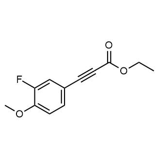 Ethyl3-(3-fluoro-4-methoxyphenyl)propiolate Structure