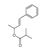 1-methyl-3-phenylallyl isobutyrate Structure