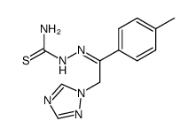 1-(4-methylphenyl)-2-(1H-1,2,4-triazol-1-yl)ethan-1-one thiosemicarbazone Structure