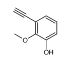 PHENOL, 5-ETHYNYL-2-METHOXY- Structure