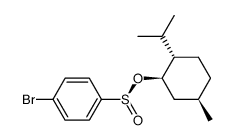 (1R,2S,5R)-menthyl (S)-p-bromobenzene sulfinate结构式