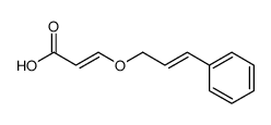 (E)-3-[(E)-3-phenyl-2-propenoxy]propenoic acid结构式