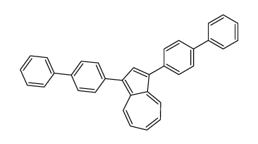 1,3-bis(4-phenylphenyl)azulene结构式