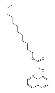 dodecyl 2-quinolin-8-yloxyacetate Structure