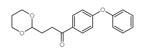 3-(1,3-DIOXAN-2-YL)-4'-PHENOXYPROPIOPHENONE结构式