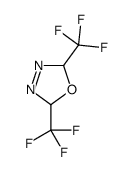 2,5-bis(trifluoromethyl)-2,5-dihydro-1,3,4-oxadiazole结构式