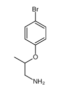 2-(4-BROMO-PHENOXY)-PROPYLAMINE Structure