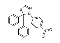 3-(4-nitrophenyl)-2,2-diphenyl-1,3,4-thiadiazole Structure